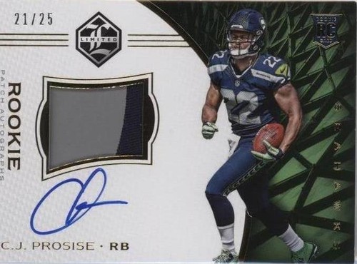 2016 Panini Limited C.J. Prosise #127