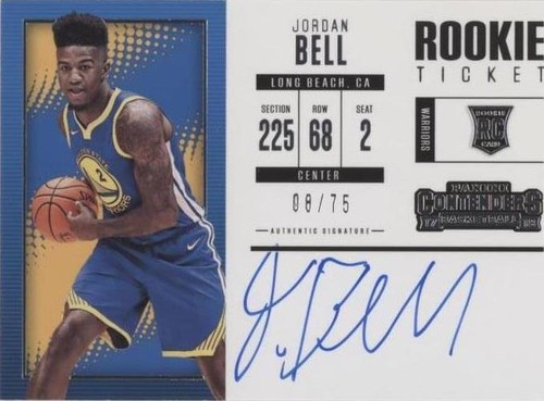 2017-18 Panini Contenders - Jordan Bell #136