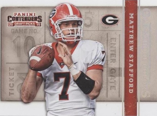 2015 Panini Contenders Draft Picks Matthew Stafford #39