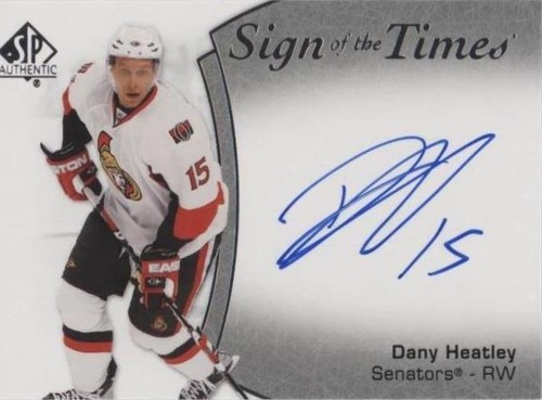 2021-22 SP Authentic - Dany Heatley #SOTT-DH