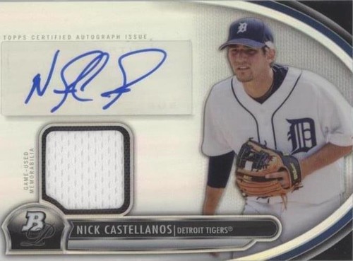2013 Bowman Platinum - Nick Castellanos #AR-NC