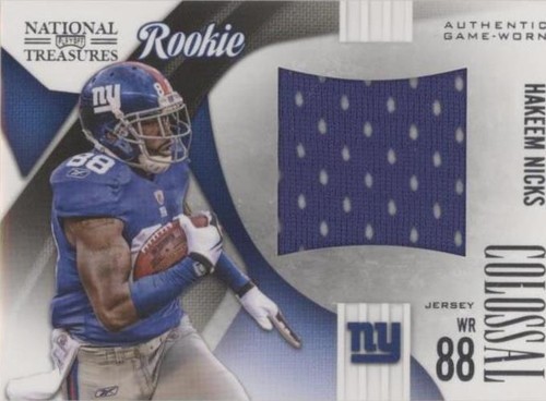 2009 Playoff National Treasures Hakeem Nicks #11