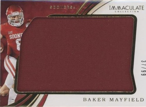 2020 Panini Immaculate Collection Collegiate Baker Mayfield #28