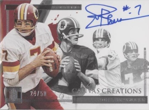 2021 Panini Impeccable Joe Theismann #CC-JT