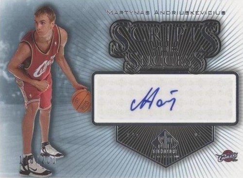 2005-06 SP Signature Edition - Martynas Andriuskevicius #SS-MA
