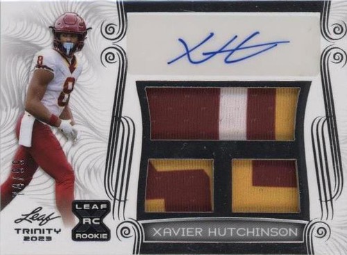 2023 Leaf Trinity Xavier Hutchinson #PA-XH1