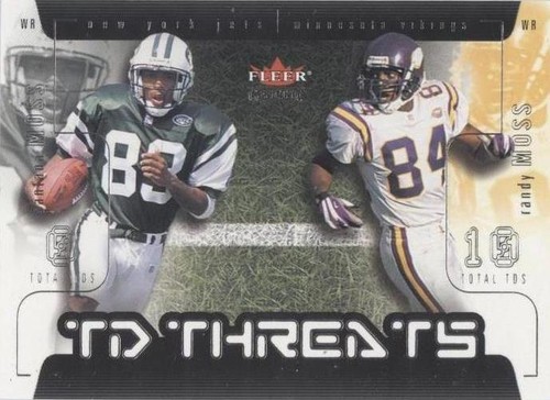 2002 Fleer Genuine Randy Moss Santana Moss #5 TD