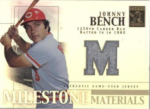 2002 Topps Tribute - Johnny Bench #MIM-JB