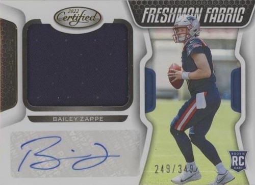 2022 Panini Certified Bailey Zappe #221