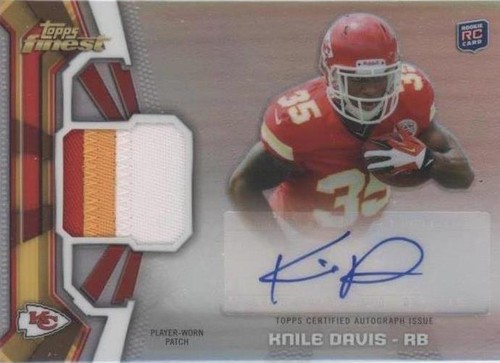 2013 Topps Finest Knile Davis #RAP-KD