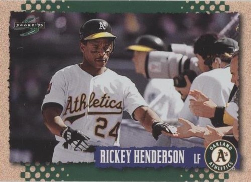 1995 Score - Rickey Henderson #441