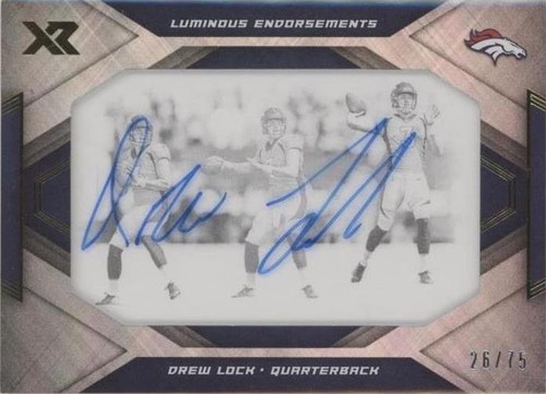 2019 Panini XR Drew Lock #LE-DL