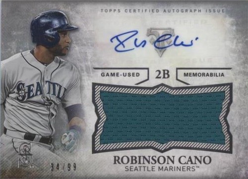 2015 Topps Triple Threads - Robinson Cano #UAJR-RCA