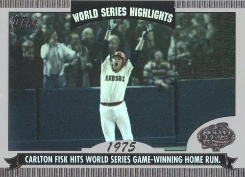 2004 Topps - Carlton Fisk #WS-CF