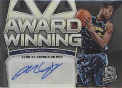 2018-19 Panini Spectra - Marcus Camby #AW-MCB