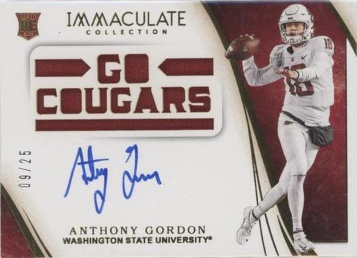 2020 Panini Immaculate Collection Collegiate Anthony Gordon #132