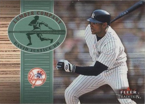 2002 Fleer Tradition - David Justice #28 LC