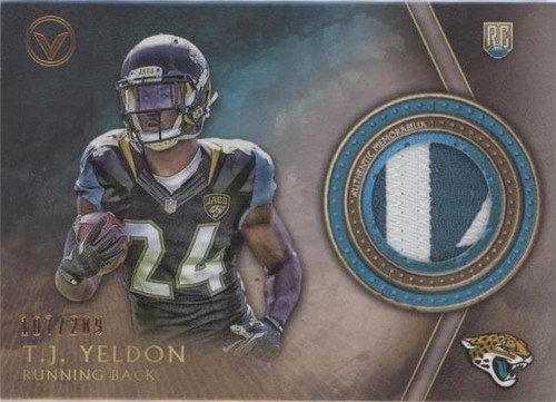 2015 Topps Valor T. J. Yeldon #VP-TY