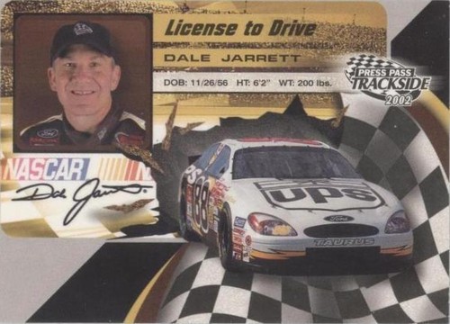 2002 Press Pass Trackside - Dale Jarrett #LD 14