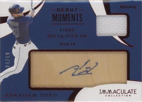 2020 Panini Immaculate Collection - Abraham Toro #DM-AT