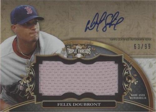 2013 Topps Triple Threads - Felix Doubront #UAJR-FD5