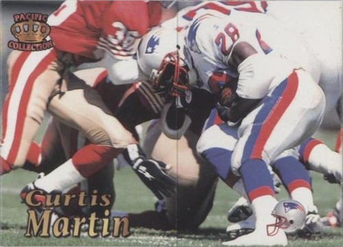 1995 Pacific Triple Folders Curtis Martin #11