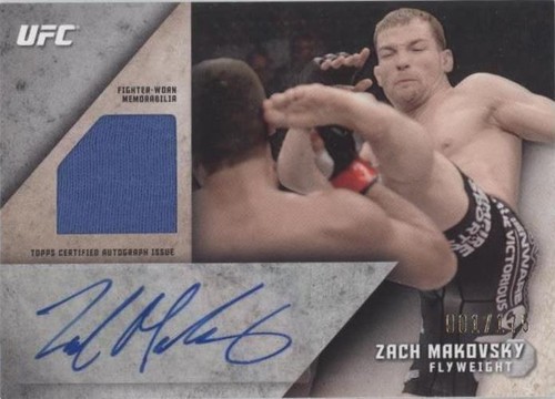2015 Topps UFC Knockout - Zach Makovsky #KAR-ZM