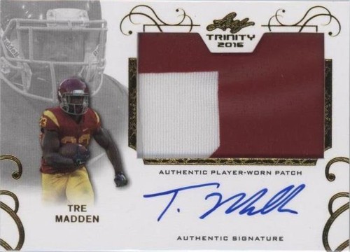 2016 Leaf Trinity Tre Madden #PA-TM1