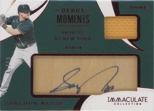 2020 Panini Immaculate Collection - Sheldon Neuse #DM-SN