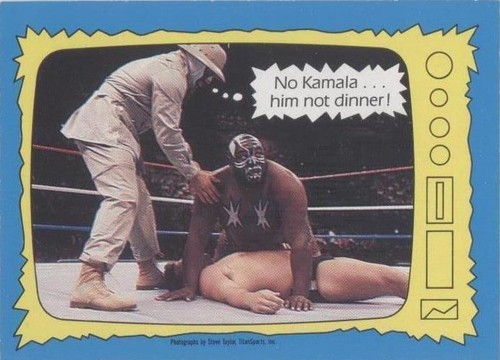 1987 O-Pee-Chee WWF - Kamala Kimchee #70