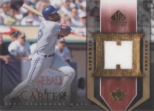 2004 SP Legendary Cuts - Joe Carter #HS-JC
