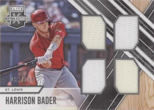 2017 Panini Elite Extra Edition - Harrison Bader #QM-HB