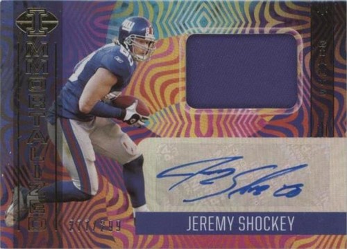 2021 Panini Illusions Jeremy Shockey #IJ-JS
