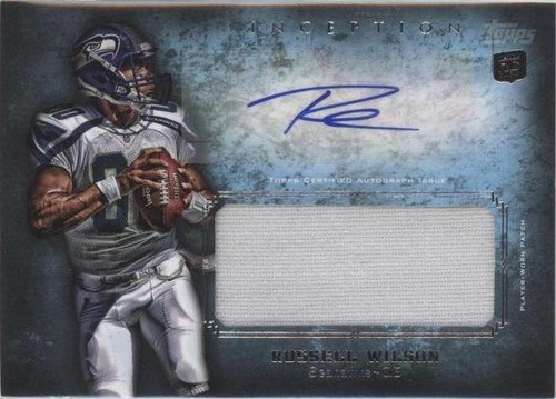2012 Topps Inception Russell Wilson #AJP-RW