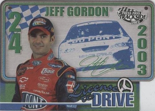 2003 Press Pass Trackside - Jeff Gordon #LD 5