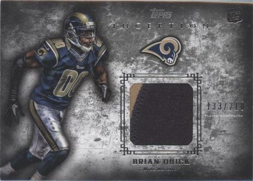 2012 Topps Inception Brian Quick #RP-BQ