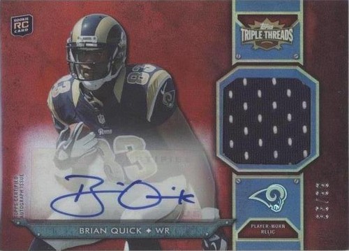 2012 Topps Triple Threads Brian Quick #TTRAR-39
