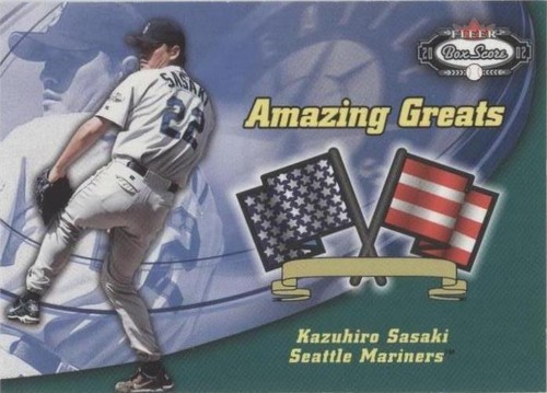 2002 Fleer Box Score - Kazuhiro Sasaki #9 AG