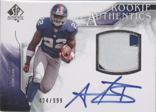2009 SP Authentic Andre Brown #371