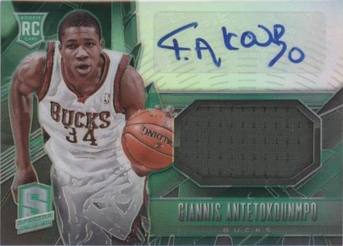 レア Hot 13-14 Giannis Antetokounmpo  RC Giannis Antetokounmpo 2013-14 Panini Prestige RC Rookie Card