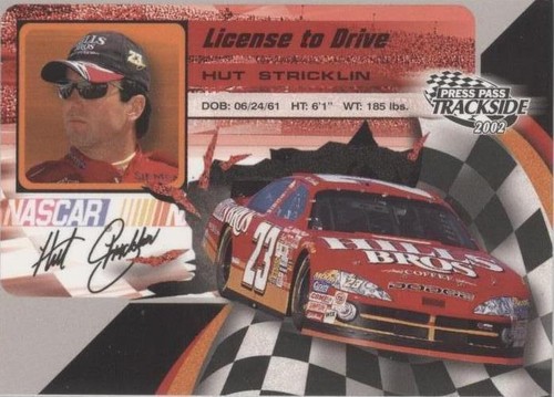 2002 Press Pass Trackside - Hut Stricklin #LD 33