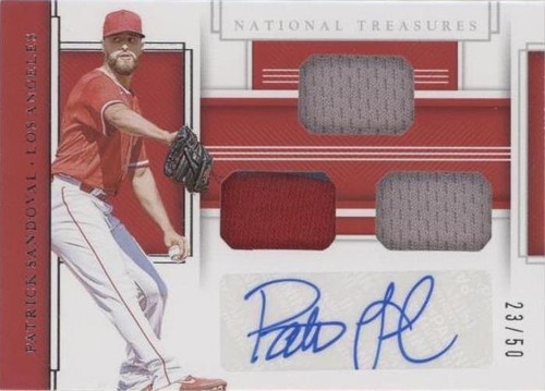 2020 Panini National Treasures - Patrick Sandoval #GGS-PS