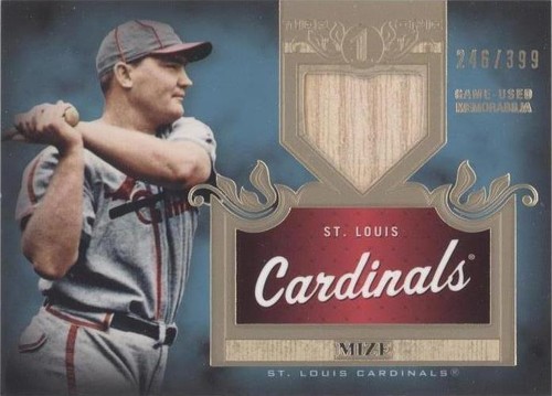 2011 Topps Tier One - Johnny Mize #TSR 11