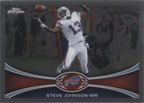2012 Topps Chrome Steve Johnson #74