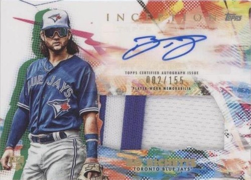 2020 Topps Inception - Bo Bichette #IAP-BBI