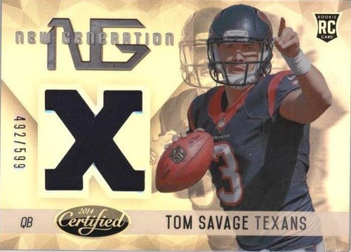 2014 Panini Certified Tom Savage #NG-TS