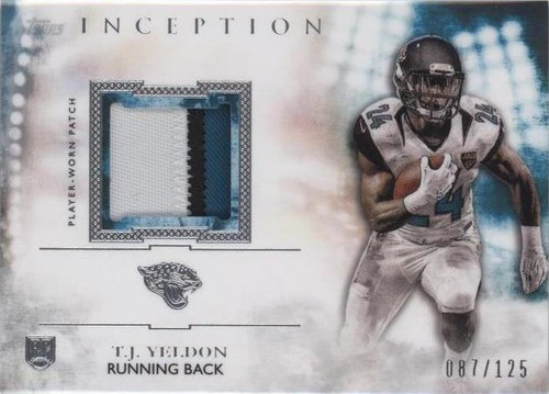 2015 Topps Inception T. J. Yeldon #RP-TY