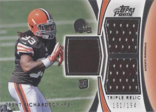 2012 Topps Prime Trent Richardson #TR-TR