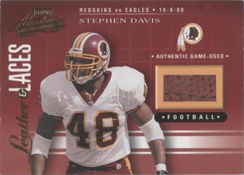2001 Playoff Absolute Memorabilia Stephen Davis #LL10