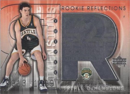 2003-04 Upper Deck Triple Dimensions - Nick Collison #121